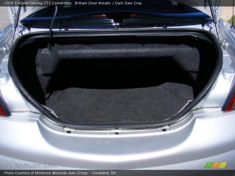 Brilliant Silver Metallic / Dark Slate Gray 2005 Chrysler Sebring GTC Convertible