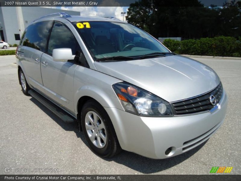 Silver Mist Metallic / Gray 2007 Nissan Quest 3.5 SL