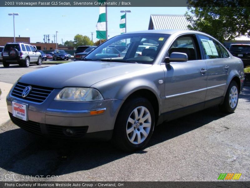 Silverstone Grey Metallic / Black 2003 Volkswagen Passat GLS Sedan