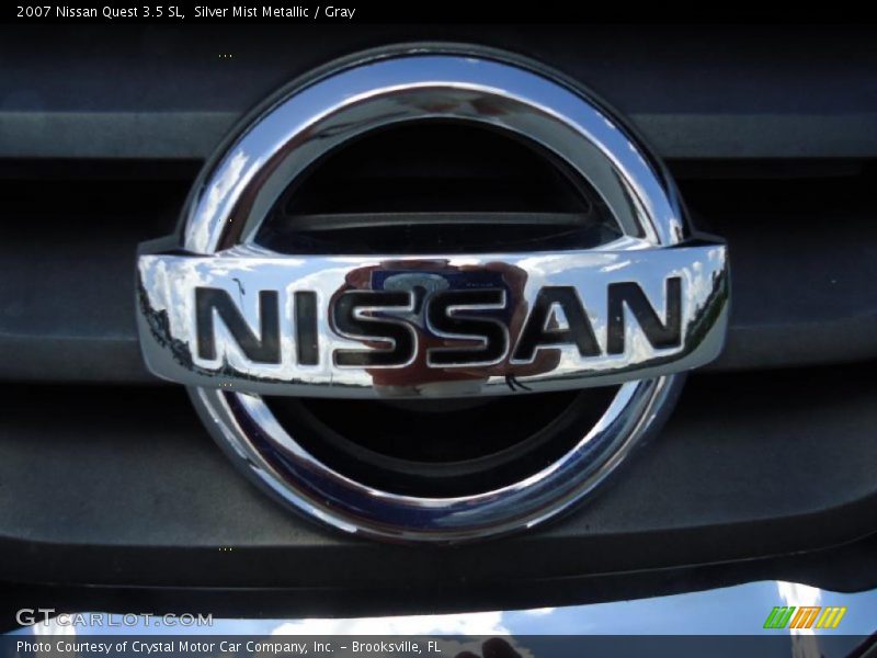 Silver Mist Metallic / Gray 2007 Nissan Quest 3.5 SL