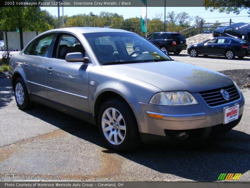 Silverstone Grey Metallic / Black 2003 Volkswagen Passat GLS Sedan