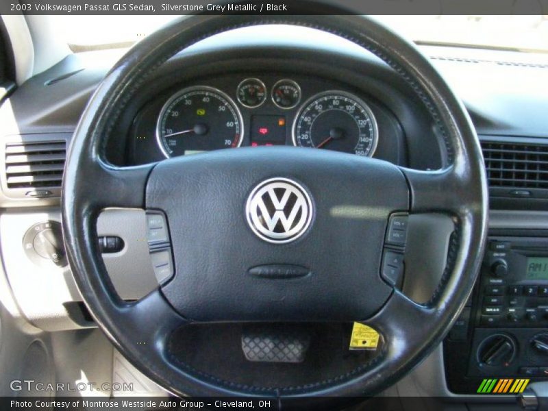 Silverstone Grey Metallic / Black 2003 Volkswagen Passat GLS Sedan