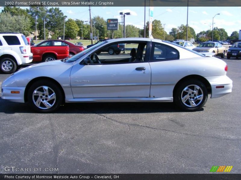 Ultra Silver Metallic / Graphite 2002 Pontiac Sunfire SE Coupe
