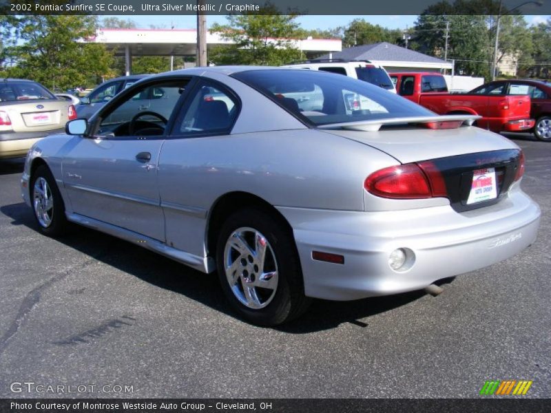 Ultra Silver Metallic / Graphite 2002 Pontiac Sunfire SE Coupe