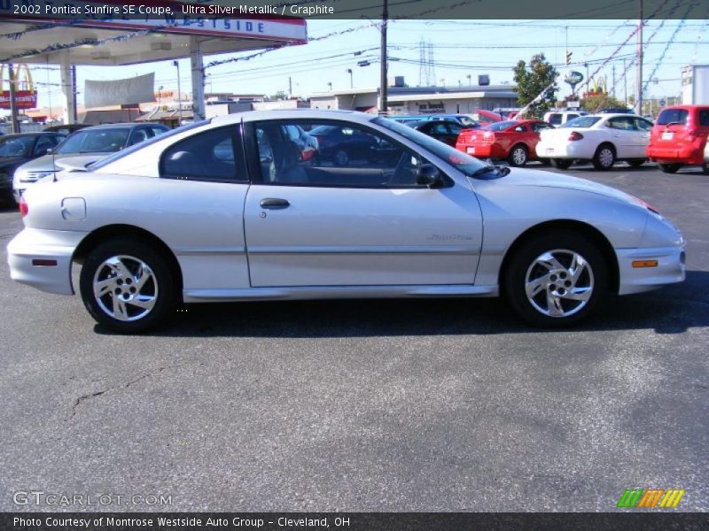 Ultra Silver Metallic / Graphite 2002 Pontiac Sunfire SE Coupe