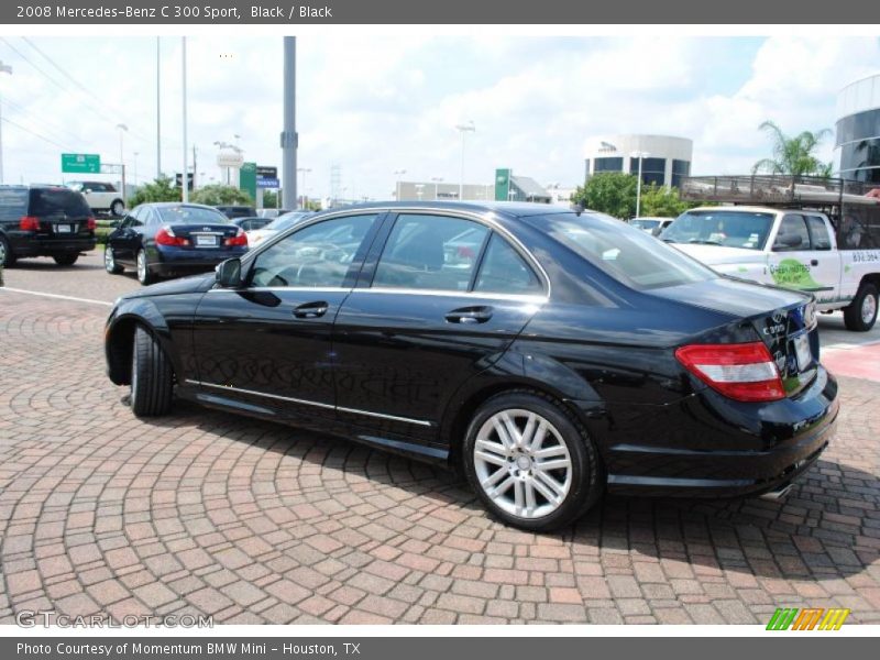 Black / Black 2008 Mercedes-Benz C 300 Sport