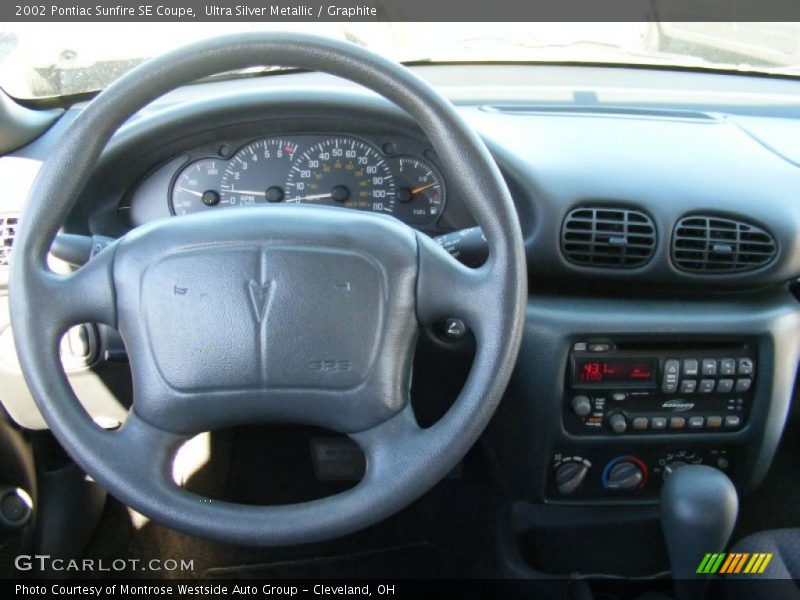 Ultra Silver Metallic / Graphite 2002 Pontiac Sunfire SE Coupe