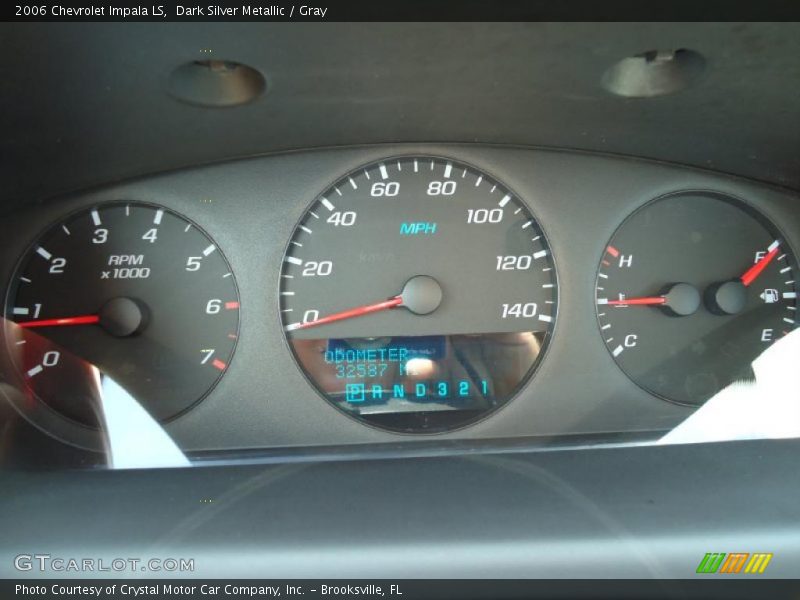 Dark Silver Metallic / Gray 2006 Chevrolet Impala LS
