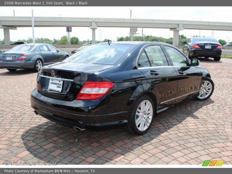 Black / Black 2008 Mercedes-Benz C 300 Sport