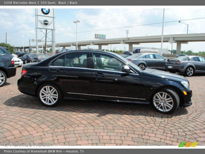 Black / Black 2008 Mercedes-Benz C 300 Sport