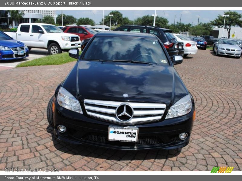 Black / Black 2008 Mercedes-Benz C 300 Sport