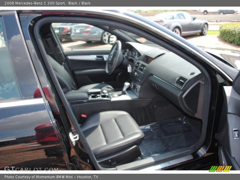 Black / Black 2008 Mercedes-Benz C 300 Sport