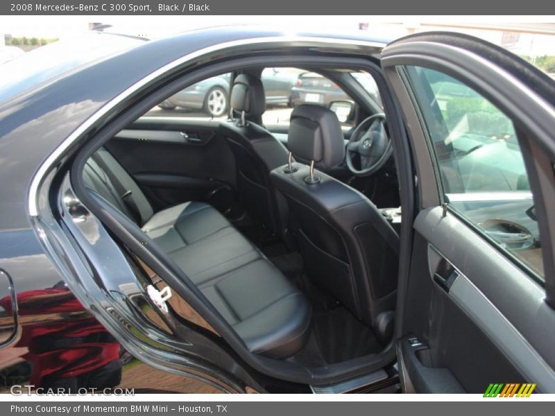 Black / Black 2008 Mercedes-Benz C 300 Sport