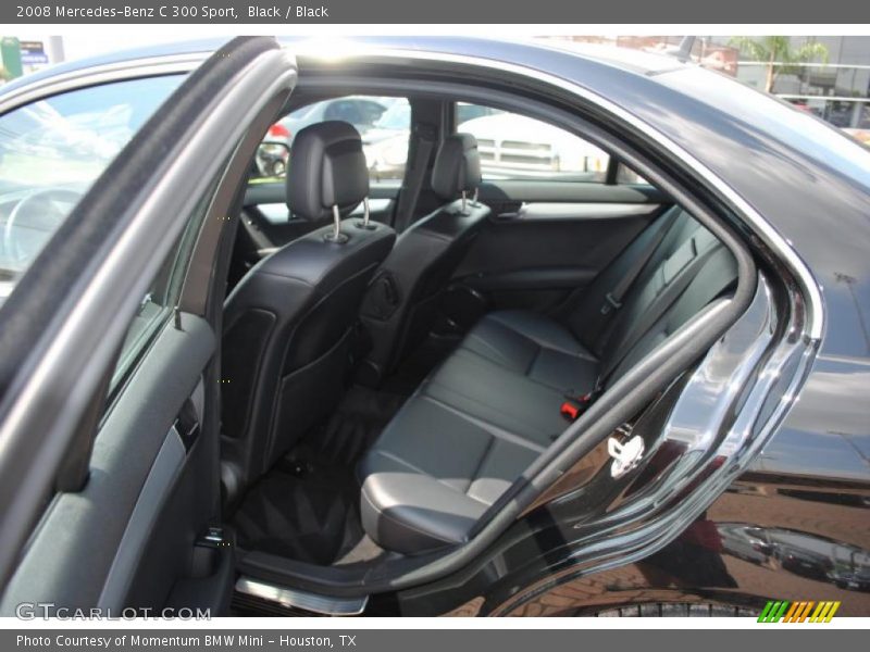 Black / Black 2008 Mercedes-Benz C 300 Sport
