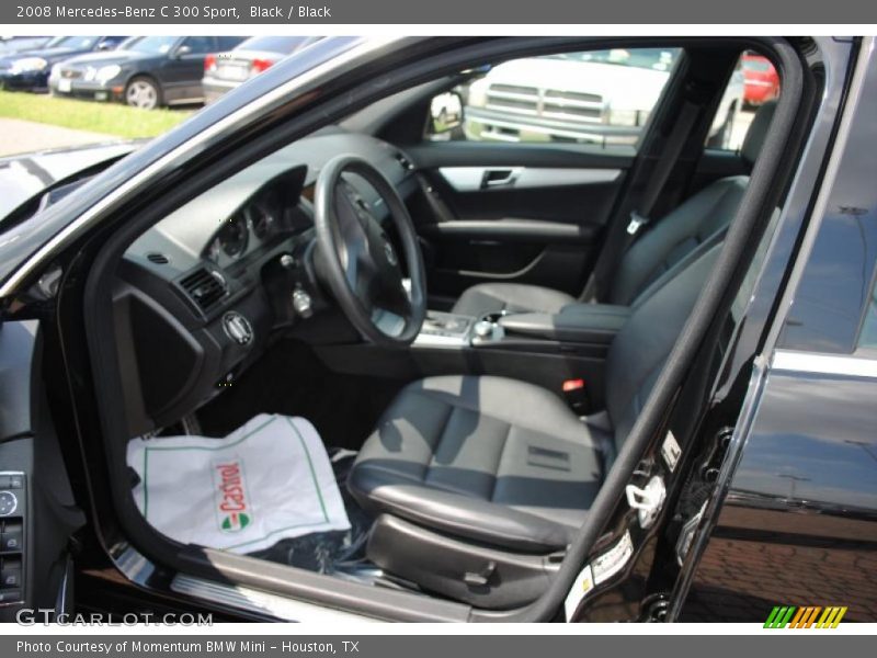 Black / Black 2008 Mercedes-Benz C 300 Sport