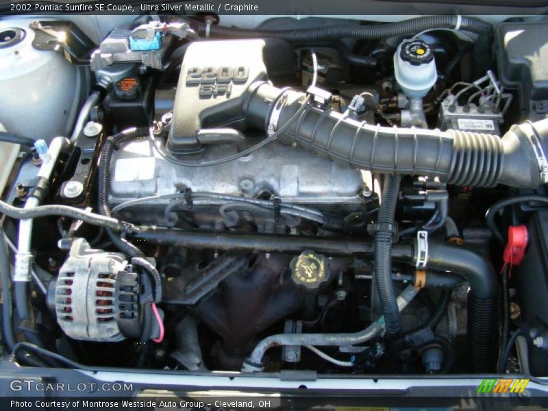 Ultra Silver Metallic / Graphite 2002 Pontiac Sunfire SE Coupe
