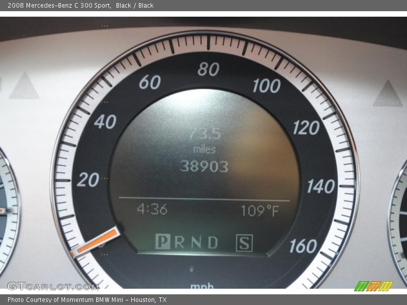 Black / Black 2008 Mercedes-Benz C 300 Sport