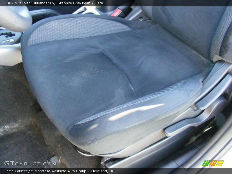 Graphite Gray Pearl / Black 2007 Mitsubishi Outlander ES