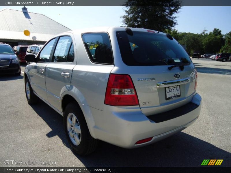 Bright Silver / Gray 2008 Kia Sorento LX