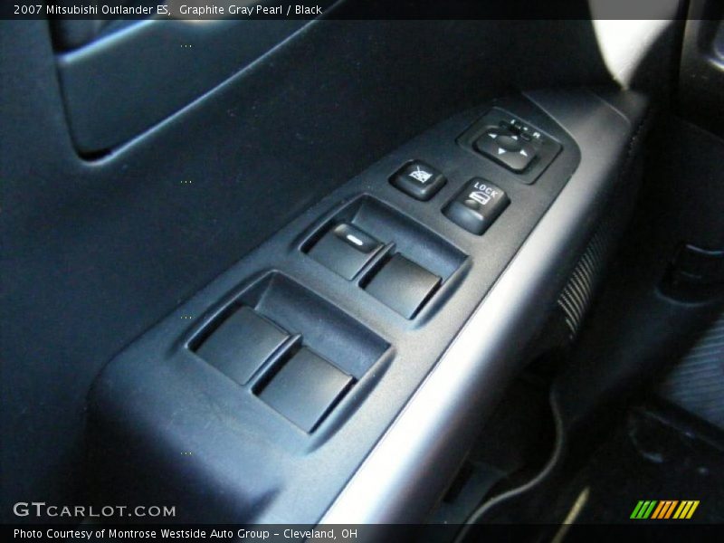 Graphite Gray Pearl / Black 2007 Mitsubishi Outlander ES