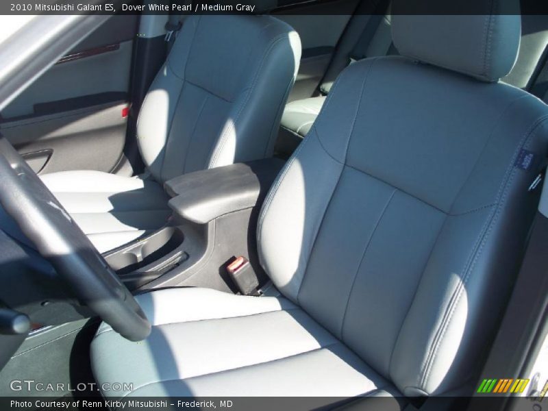 Dover White Pearl / Medium Gray 2010 Mitsubishi Galant ES