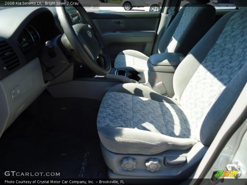 Bright Silver / Gray 2008 Kia Sorento LX