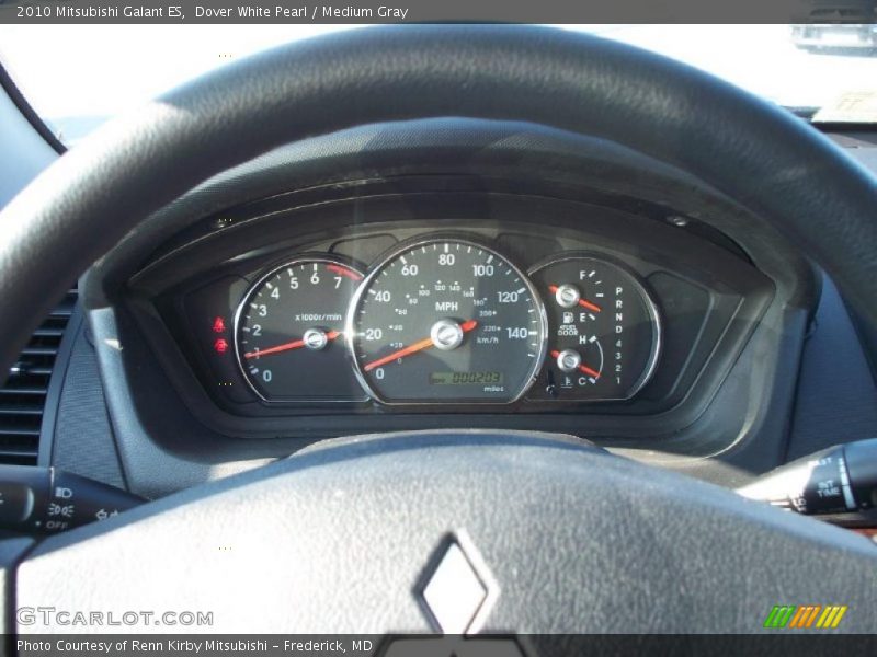 Dover White Pearl / Medium Gray 2010 Mitsubishi Galant ES