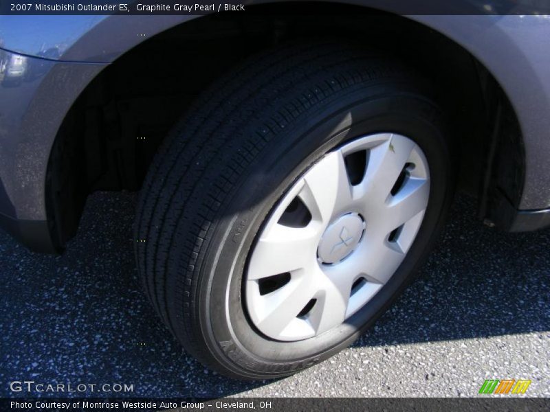 Graphite Gray Pearl / Black 2007 Mitsubishi Outlander ES