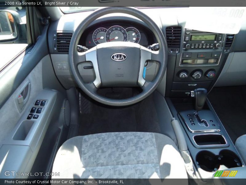 Bright Silver / Gray 2008 Kia Sorento LX