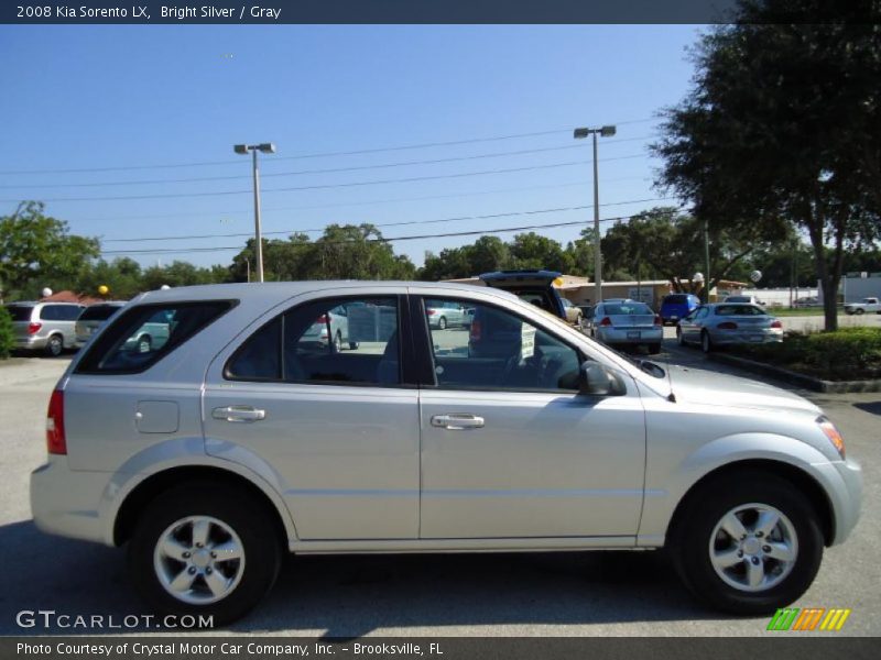 Bright Silver / Gray 2008 Kia Sorento LX