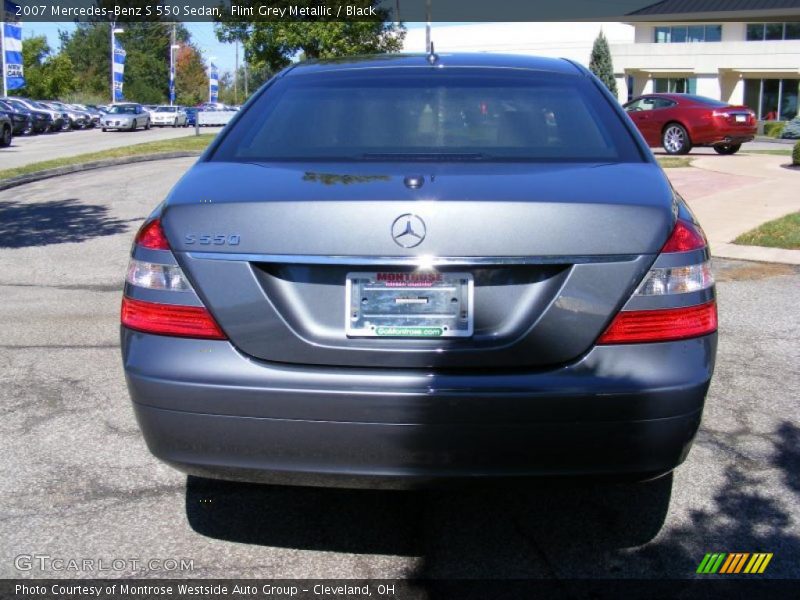 Flint Grey Metallic / Black 2007 Mercedes-Benz S 550 Sedan