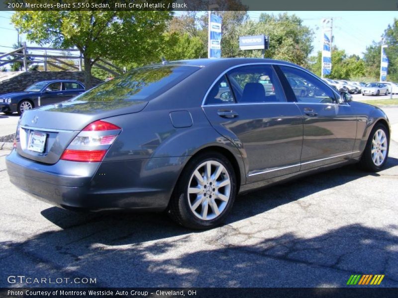 Flint Grey Metallic / Black 2007 Mercedes-Benz S 550 Sedan