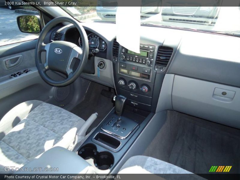 Bright Silver / Gray 2008 Kia Sorento LX