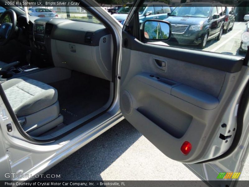 Bright Silver / Gray 2008 Kia Sorento LX