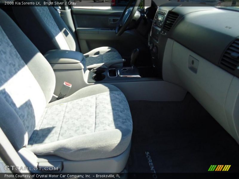 Bright Silver / Gray 2008 Kia Sorento LX