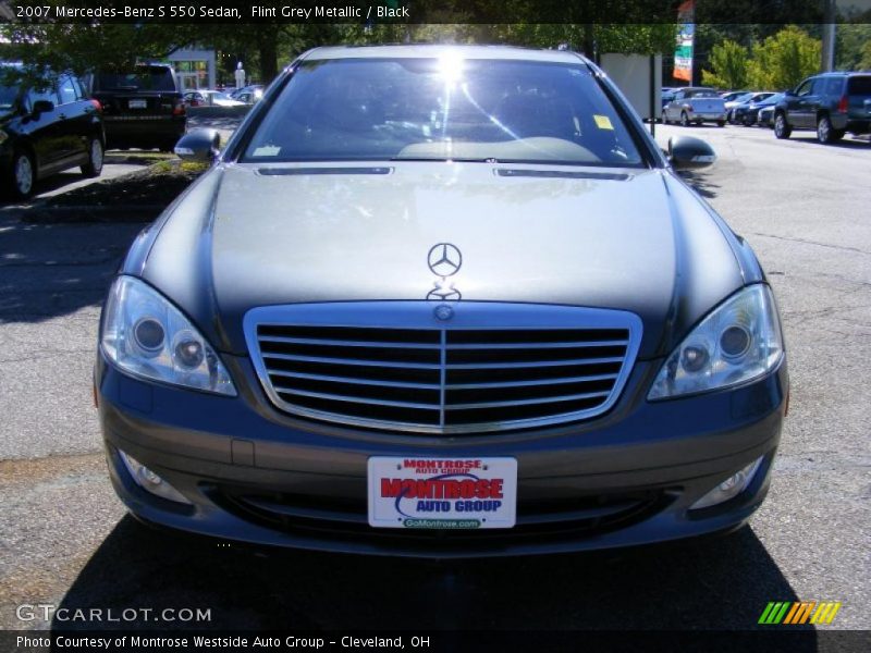 Flint Grey Metallic / Black 2007 Mercedes-Benz S 550 Sedan