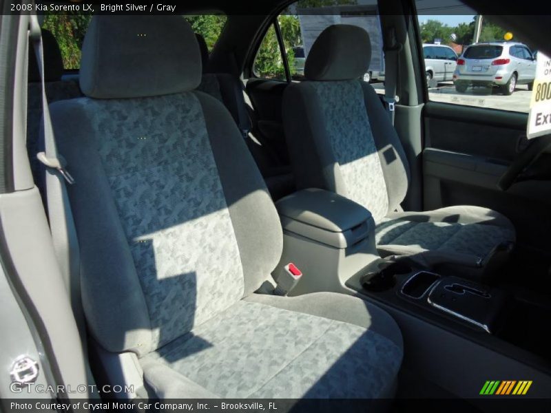 Bright Silver / Gray 2008 Kia Sorento LX