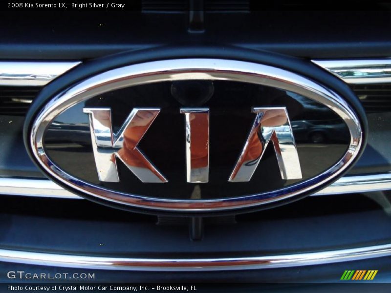 Bright Silver / Gray 2008 Kia Sorento LX