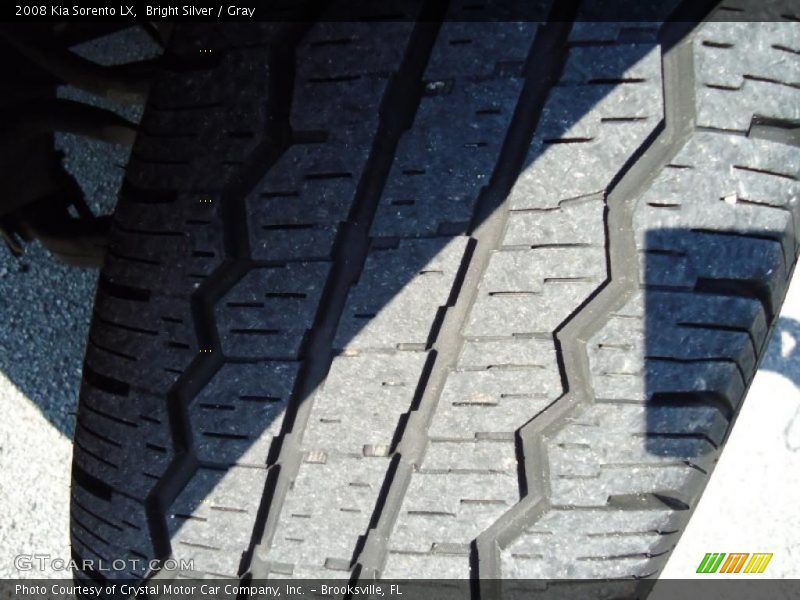 Bright Silver / Gray 2008 Kia Sorento LX