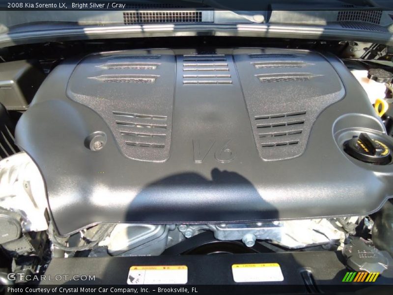 Bright Silver / Gray 2008 Kia Sorento LX