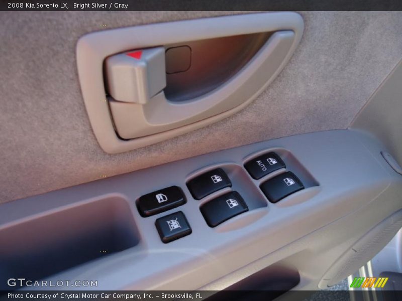 Bright Silver / Gray 2008 Kia Sorento LX