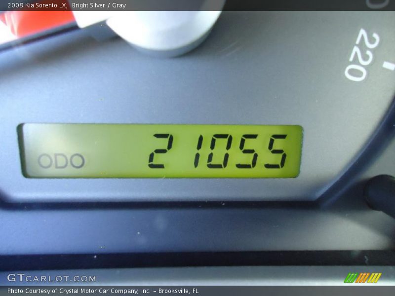 Bright Silver / Gray 2008 Kia Sorento LX