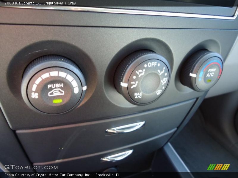 Bright Silver / Gray 2008 Kia Sorento LX