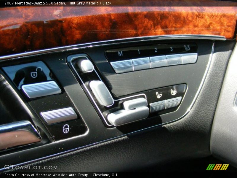 Flint Grey Metallic / Black 2007 Mercedes-Benz S 550 Sedan