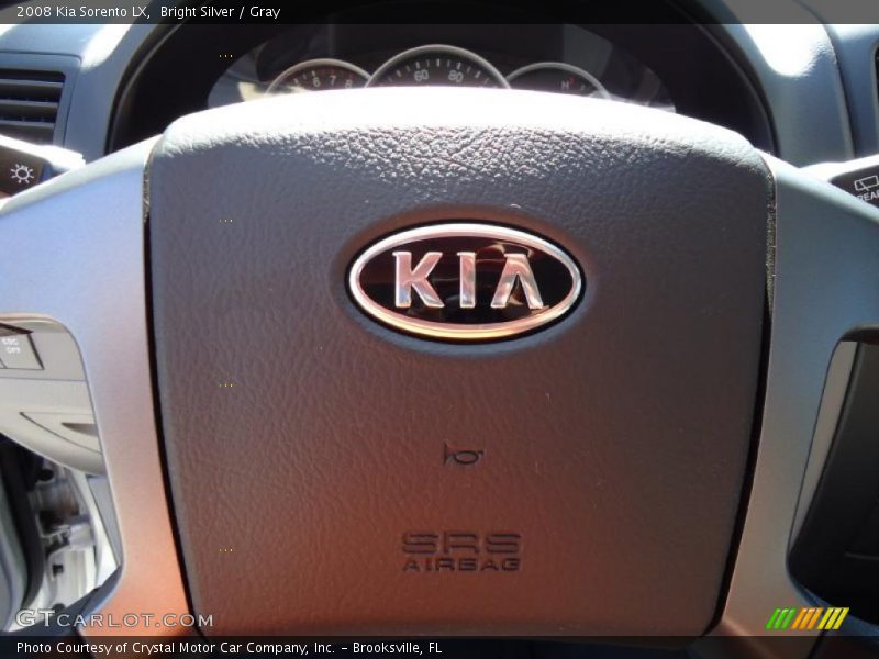 Bright Silver / Gray 2008 Kia Sorento LX