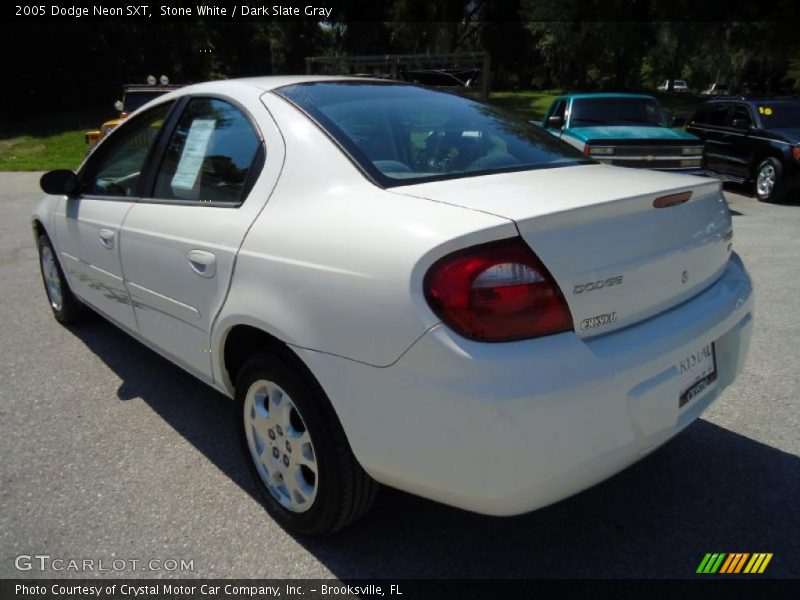 Stone White / Dark Slate Gray 2005 Dodge Neon SXT