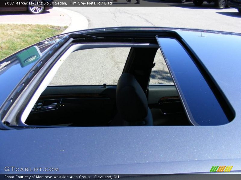 Flint Grey Metallic / Black 2007 Mercedes-Benz S 550 Sedan