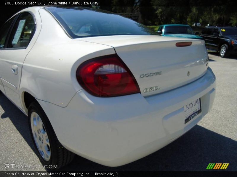 Stone White / Dark Slate Gray 2005 Dodge Neon SXT
