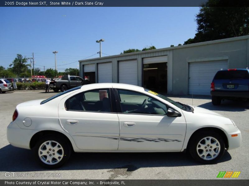 Stone White / Dark Slate Gray 2005 Dodge Neon SXT