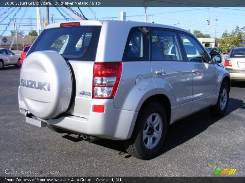 Quicksilver Metallic / Black 2008 Suzuki Grand Vitara
